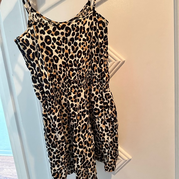 H&M animal leopard print romper mini jumpsuit summer blogger favorite fashion - Picture 8 of 9